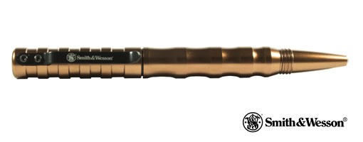 Smith and Wesson Military and Police Tactical Pen Brown