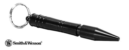 Smith and Wesson Survival Tactical Pen Keyring Black