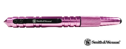 Smith and Wesson Tactical Pen and Stylus Pink